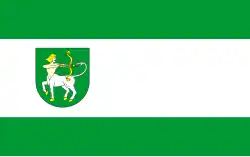 Vlag van gemeente Lutomiersk