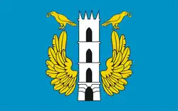 Vlag van gemeente Opinogóra Górna