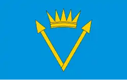 Vlag van gemeente Pawonków