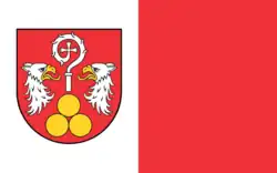 Vlag van gemeente Potok Wielki