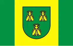 Vlag van gemeente Pszczółki