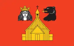 Vlag van gemeente Rawa Mazowiecka