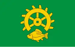 Vlag van gemeente Ruda Maleniecka