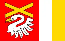 Vlag van gemeente Rusinów