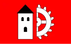 Vlag van gemeente Słupia Konecka