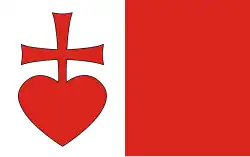 Vlag van gemeente Trzciana