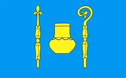 Vlag van gemeente Warlubie