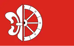 Vlag van gemeente Wola Mysłowska