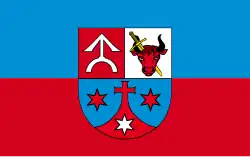 Vlag van gemeente Zakrzewo