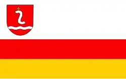 Vlag van gemeente Kwilcz