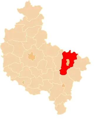 Ligging in het woiwodschap