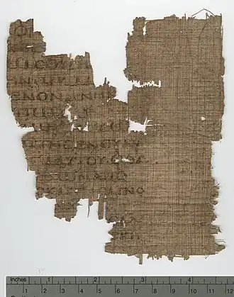 Papyrus 124, recto