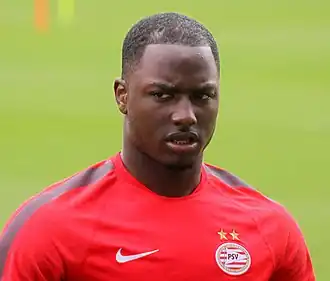 Willems op de training bij PSV, juli 2014.