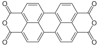 Structuurformule van PTCDA