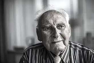 Jaap Rus, 22 oktober 2014, bijna 91 jaar.