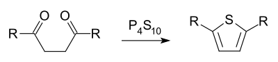 Paal-Knorr-synthese van thiofeen