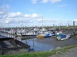 Haventje van Paal bij eb