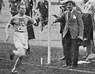 Paavo Nurmi, goud op de 10.000 m