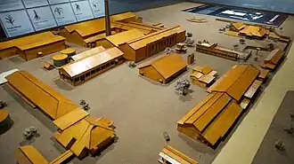 Maquette van de gebouwen van de suikerfabriek Colomadu (Pabrik Gula Colomadu) in Malangdjiwan.