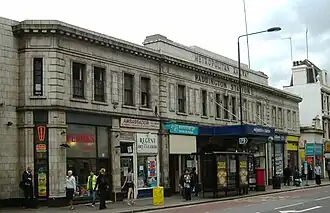 Het stationsgebouw uit 1914