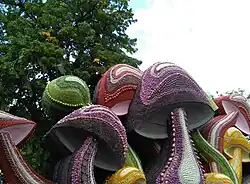 Detail van de wagen van West Maas en Waal "Paddo's" (tweede prijs grote wagens 2018)