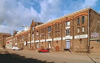 Pakhuis Wilhelmina in de 20e eeuw (foto: Gemeente Amsterdam, Bureau Monumenten)