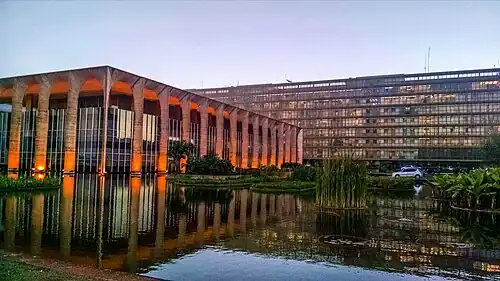 Palácio do Planalto, het werkpaleis van de president van Brazilië