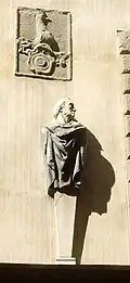 Amerigo Vespucci op het Palazzo dei Vesacci (Florence)