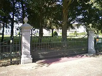 Hekwerk bij Paleis Soestdijk