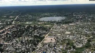 Luchtfoto van Palma op 24 maart 2021