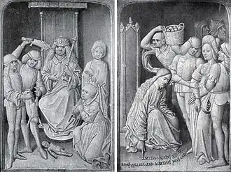 Palude-diptiek (ca. 1489-1492), Grand Curtius, Luik - achterzijde