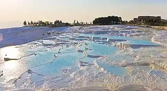 De kalkterassen van Pamukkale