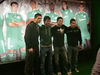 Galinović (eerste van links)