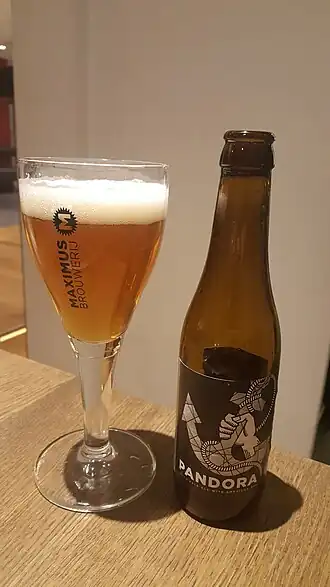 Pandora, een blondbier van Maximus
