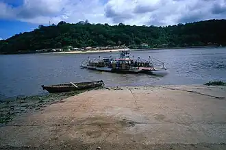 Riviermonding bij de stad Pangani