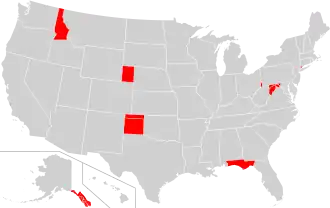 Panhandles in de Verenigde Staten