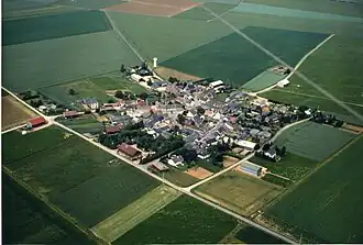 Gezicht op Pannecières