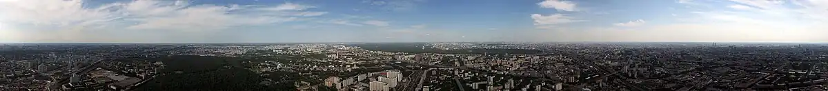 360°-panorama vanaf het observatiedek