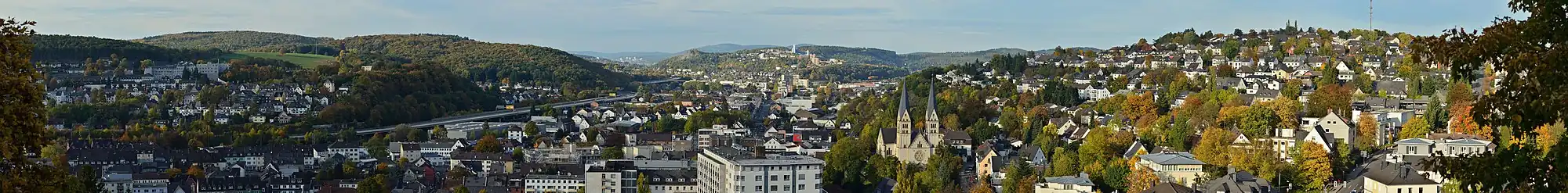 Panorama van Siegen
