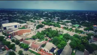 Santo Tomás van boven gezien