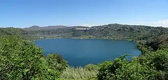 Lago di Nemi vanuit Genzano di Roma