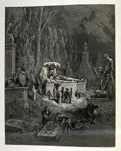 Afbeelding van koning Og, Gustave Doré, 1873, Fine Arts Museums of San Francisco.
