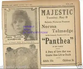 Advertentie voor Panthea