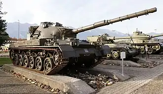 Panzer 61 in Pantsermuseum Thun, Zwitserland