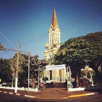 Katholieke kerk in Santa Cruz das Palmeiras