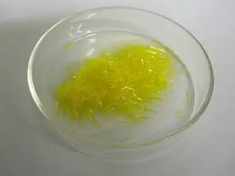 1,4-benzochinon-kristallen