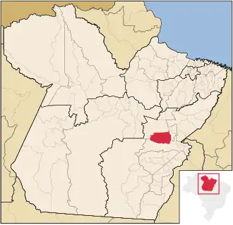 Kaart van Itupiranga