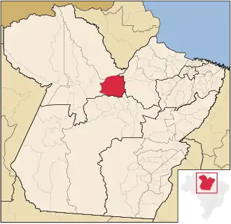 Kaart van Porto de Moz