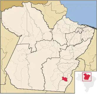 Kaart van Redenção