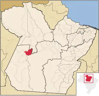 Kaart van Rurópolis